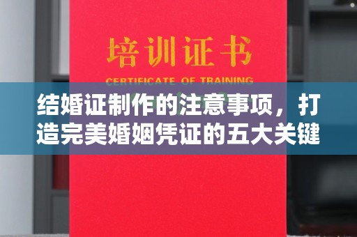 肇州结婚证制作的注意事项，打造完美婚姻凭证的五大关键点