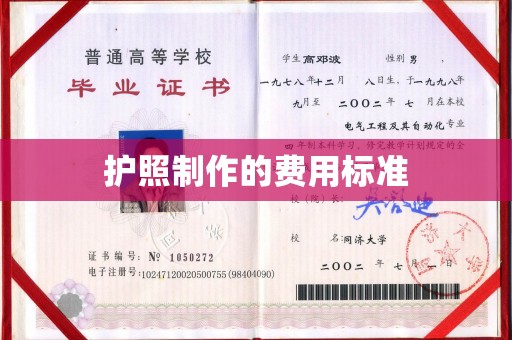 肇州护照制作的费用标准
